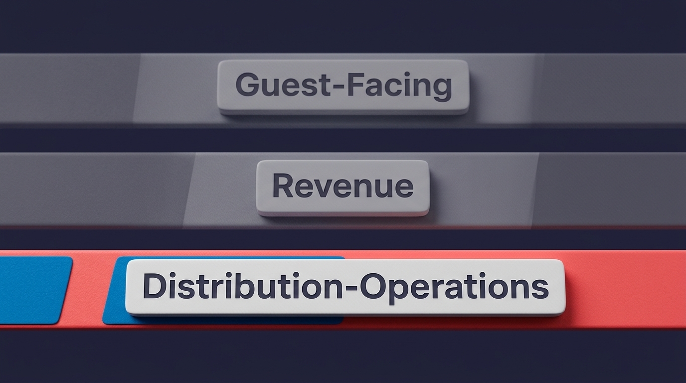 The three categories of hotel AI agents: guest-facing, revenue, and distribution-operations