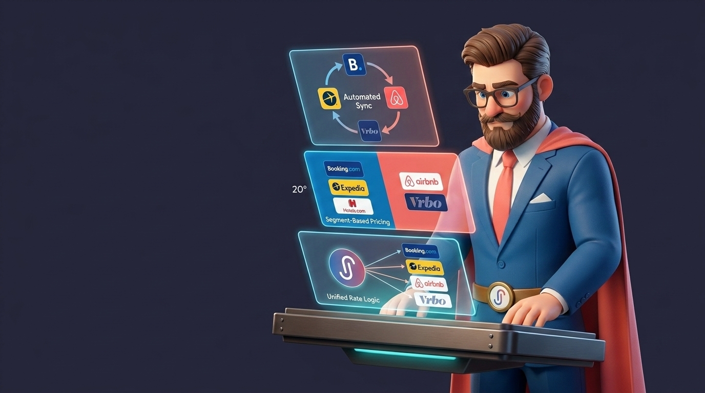 The three layers of hotel rate parity management: unified rate logic, segment-based pricing, and automated channel sync.