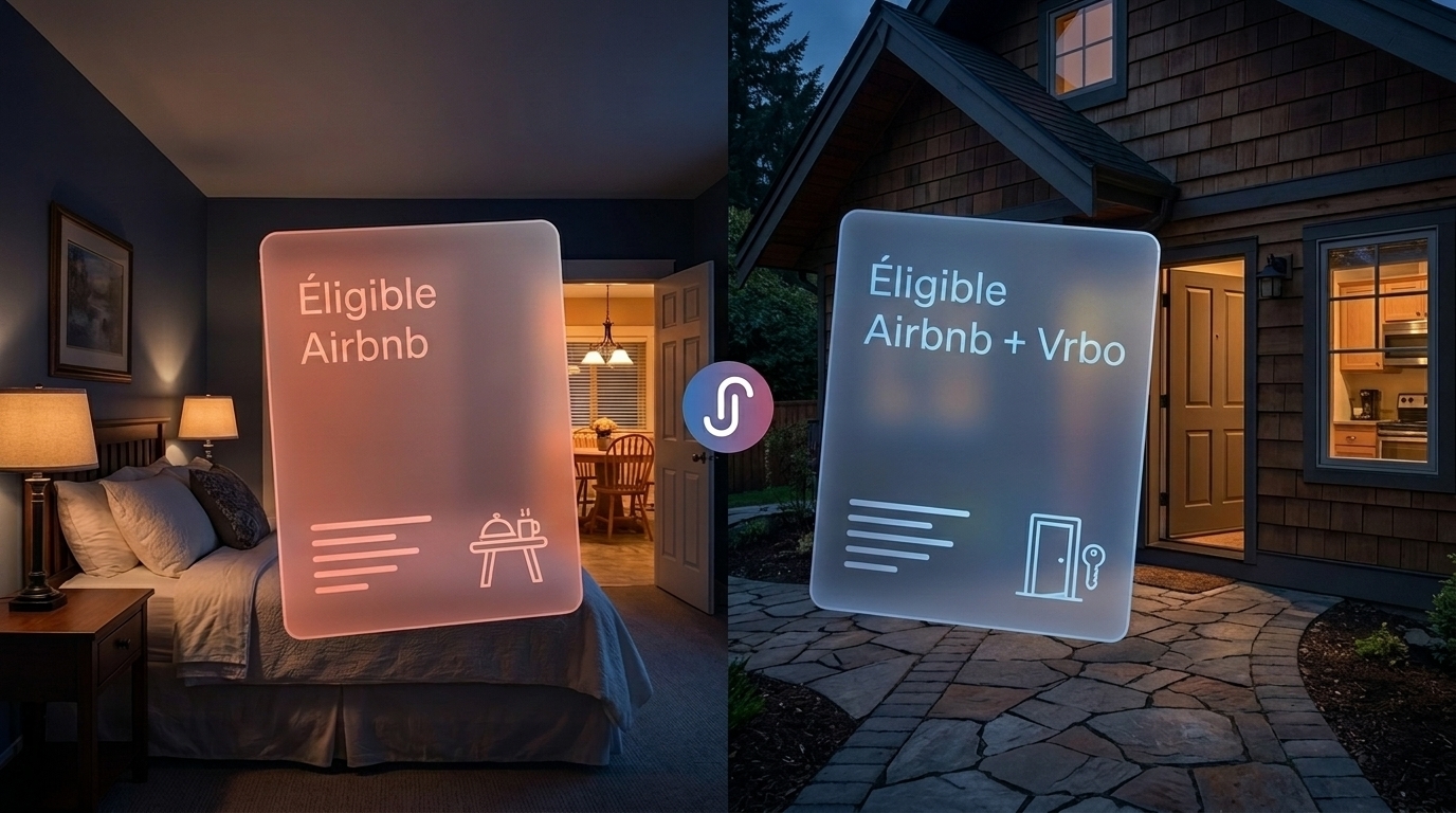 Chambre d'hôtes sur Airbnb ou Vrbo : ce qui est éligible