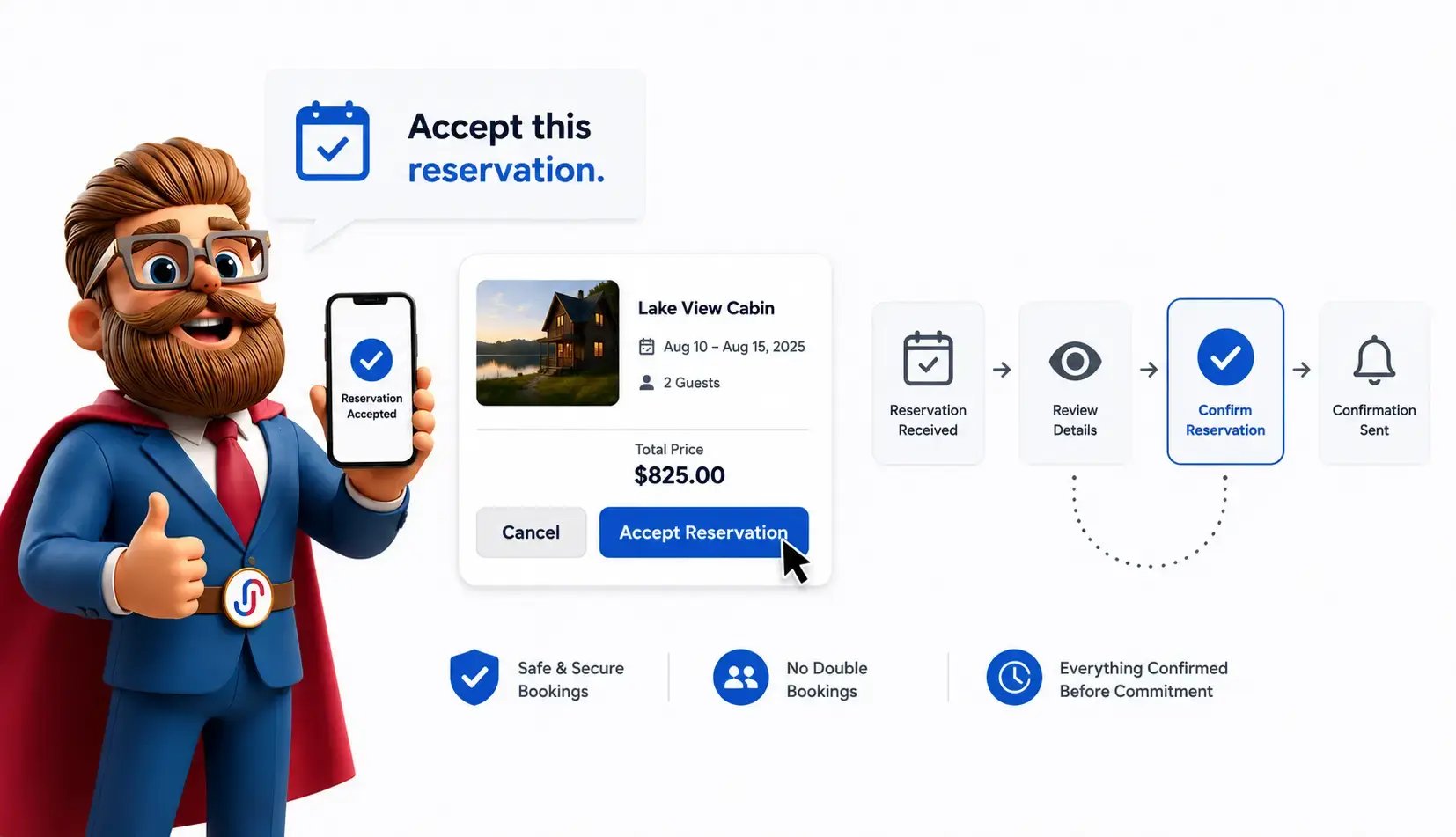 Accept this reservation.