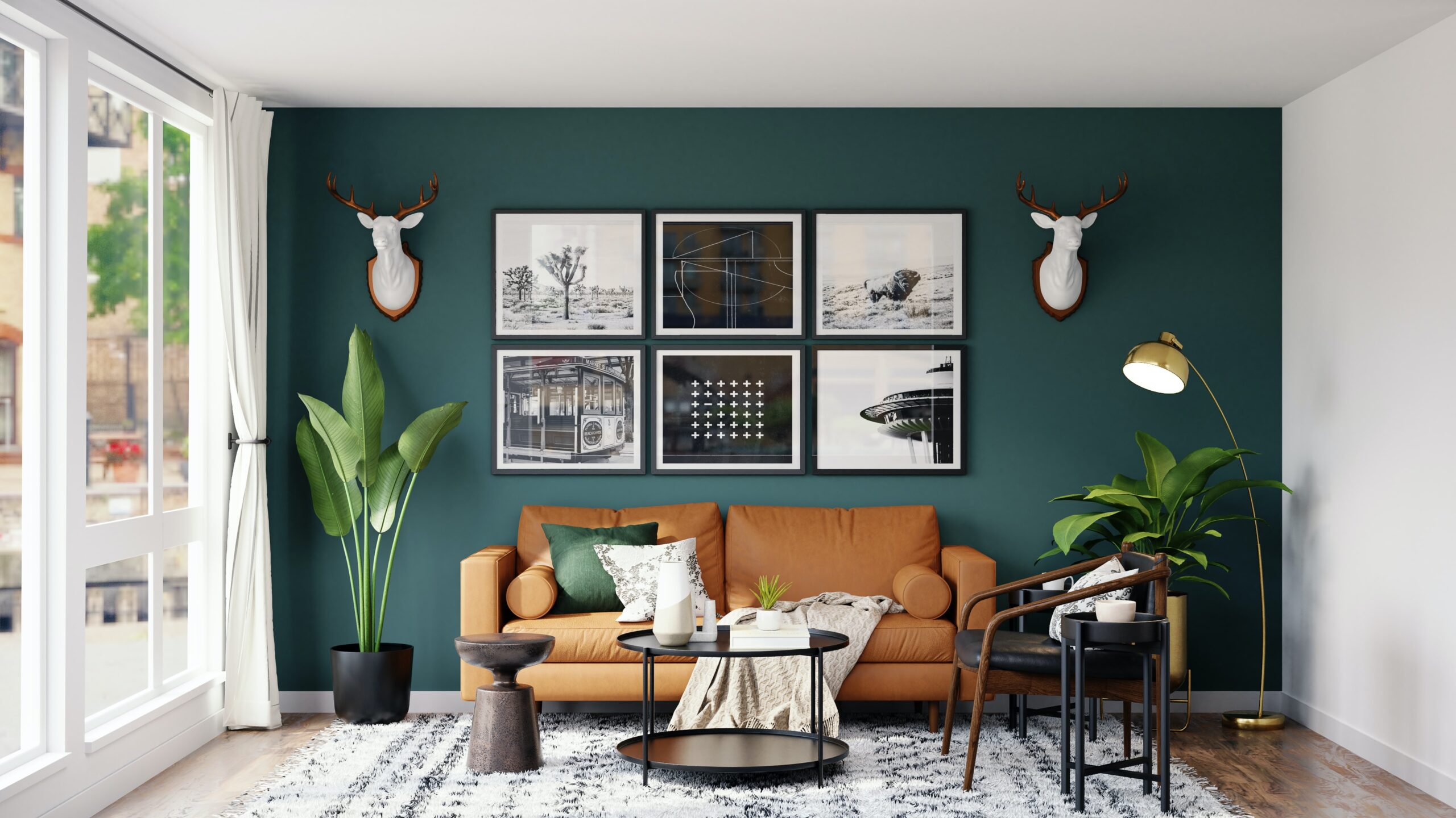 A staged home as an example of a side job for real estate agents