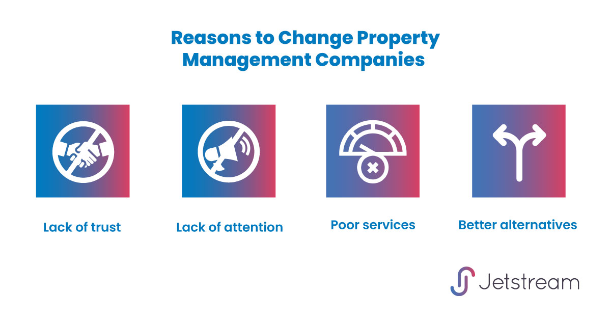 Reasons to change property management compnaies