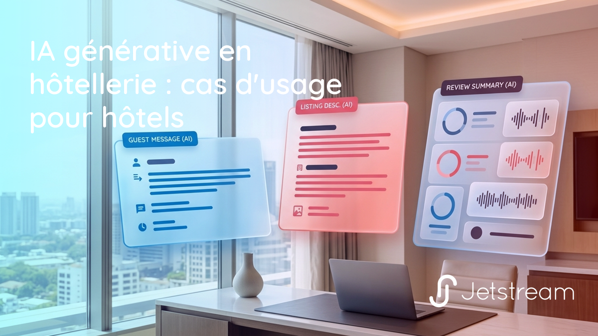 Cas d'usage de l'IA générative en hôtellerie : messagerie client, contenu d'annonces et opérations