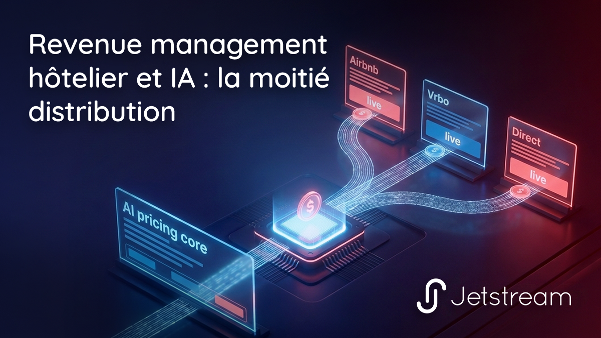 L'IA appliquée au « revenue management » hôtelier se traduit par un prix optimisé, diffusé sur les canaux de distribution pour capter la demande.
